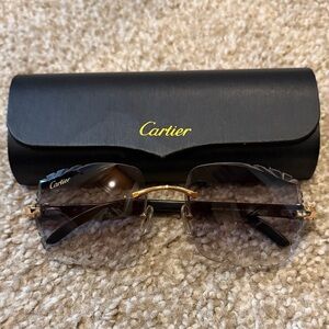 Unisex Cartier  Genuine Horn 140 with Gold and Gray Tones (very rare)